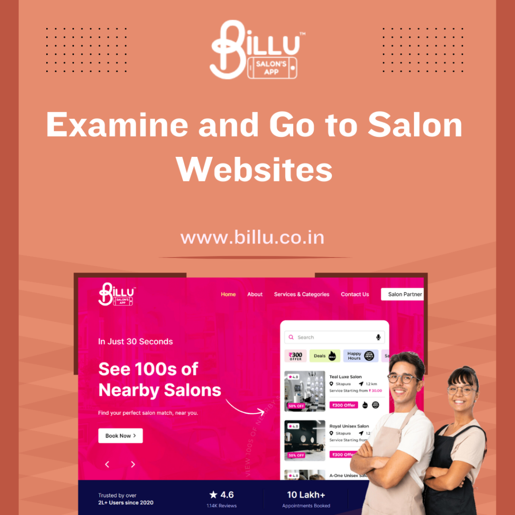 Examine and Go to Salon Websites